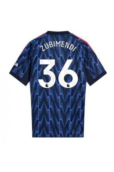 Arsenal Martin Zubimendi #36 Jalkapallovaatteet Vieraspaita 2025-26 Lyhythihainen Arsenal Martin Zubimendi #36 Jalkapallovaatteet Vieraspaita 2025-26 Lyhythihainen